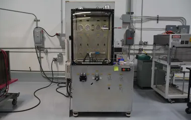 QTC test and cleaning equipment on the shop floor