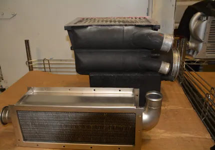 Aircraft ECS component disassembly