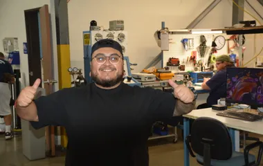 QTC team member on the shop floor
