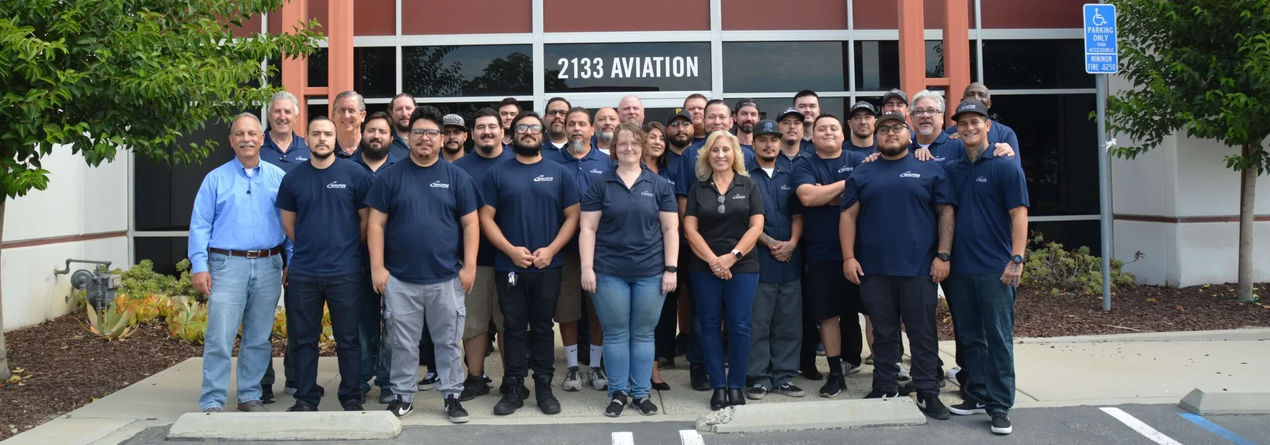 The Qualified Technologies Corporation team outside our Upland, California facility