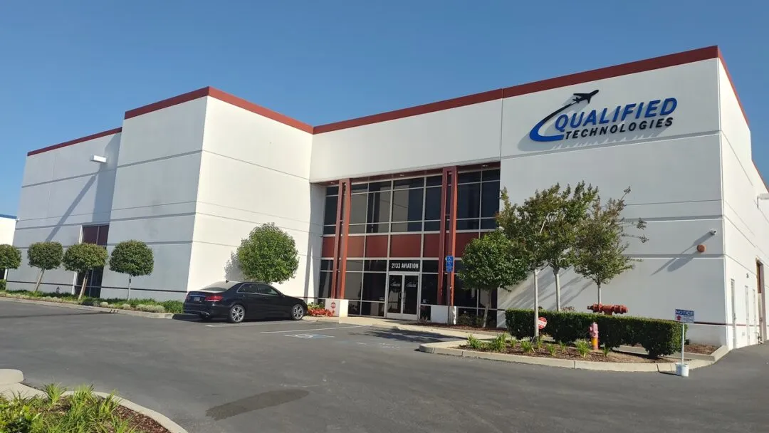Qualified Technologies Corporation facility at 2133 Aviation Drive, Upland, California
